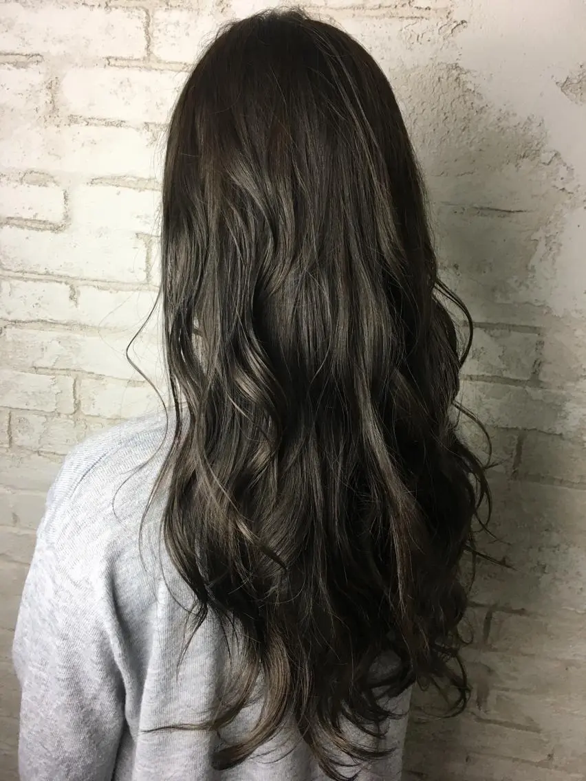 ロング カラー アッシュ 🎀モテ髪ﾐﾙｸﾃｨ ｰ🎀yasunaのヘアスタイル