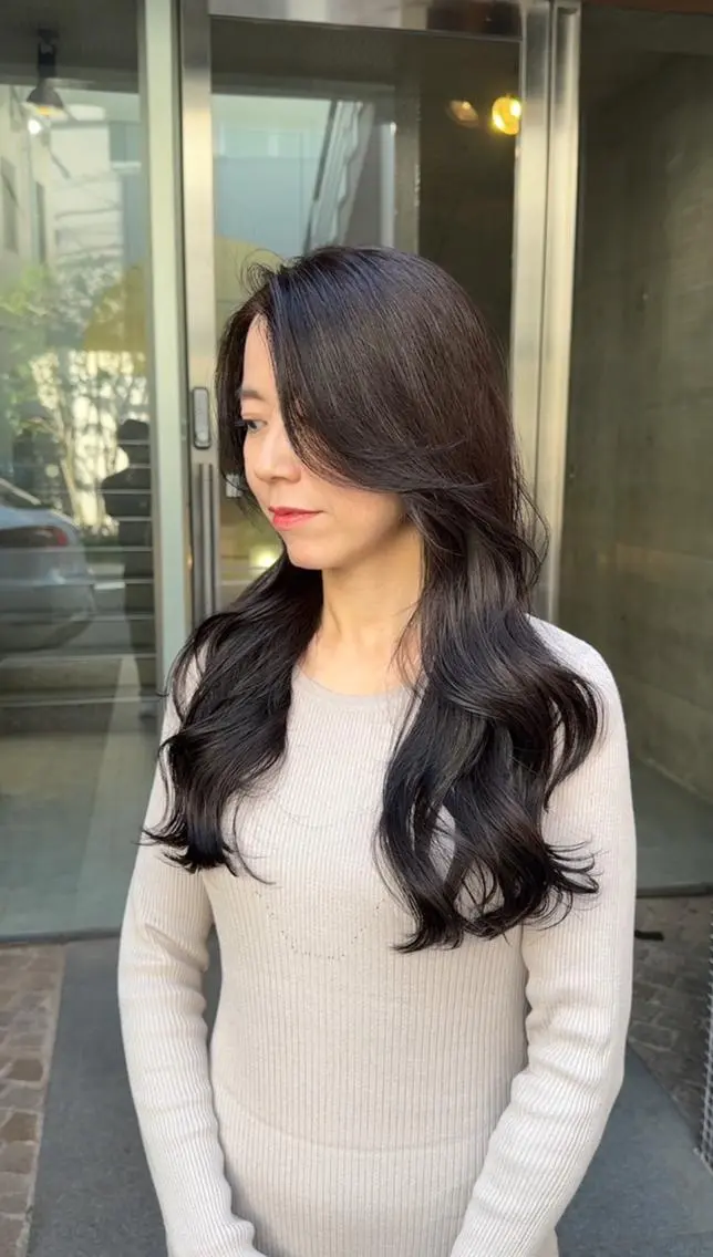 ロング パーマ 加藤 健太のヘアスタイル