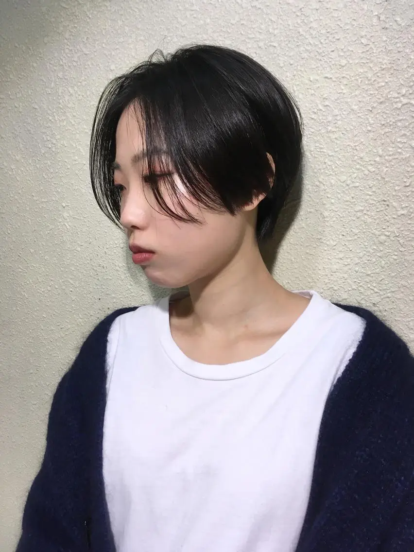 ショート ハンサムショート ショートヘア カット ヨナイ チヒロのヘアスタイル