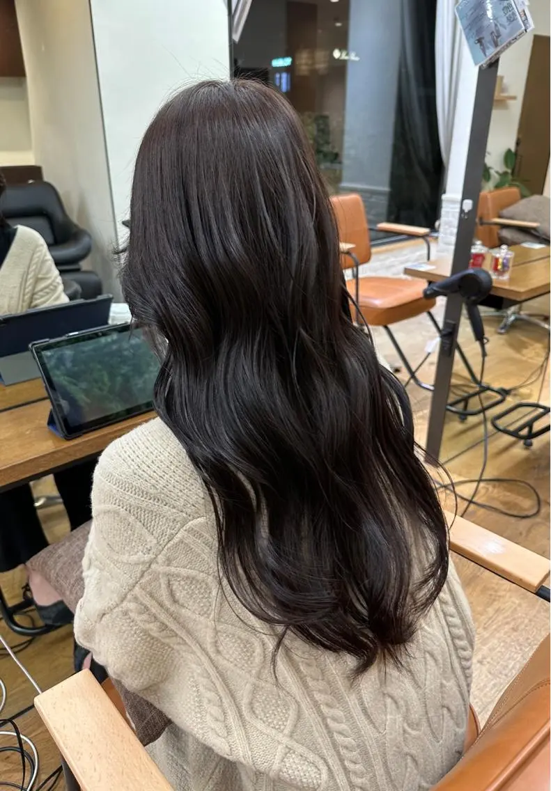 ミディアム カラー パーマ ヘアアレンジ メンズ キッズ ネイル マツエク・マツパ アイブロウ ⭐️銀座/ショート/ 艶カラー/りょうがのヘアスタイル