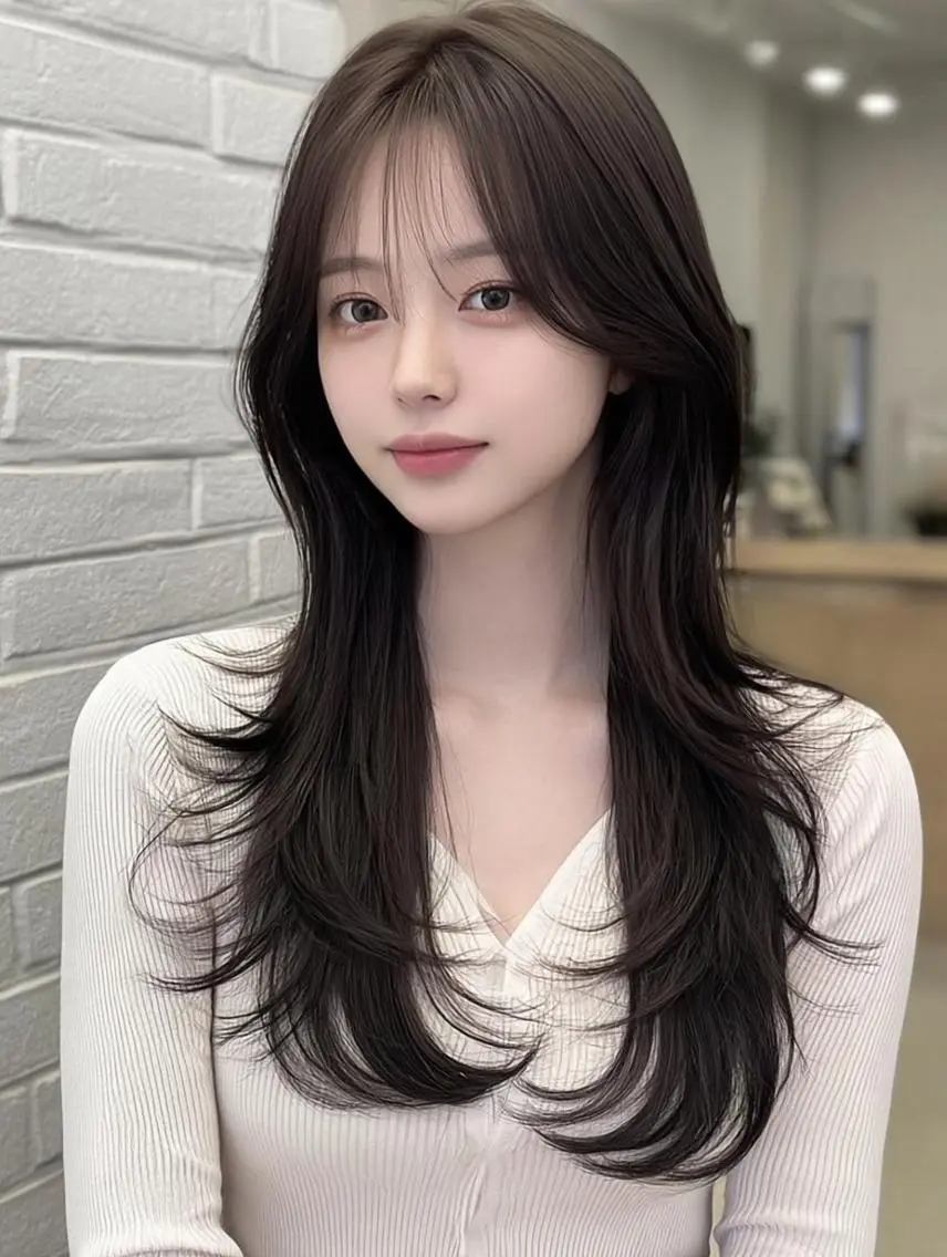 セミロング デート レイヤーカット 似合わせカット カット ヘアカラー トリートメント りきと🌈髪質改善/ 秋髪/艶カラーのヘアスタイル
