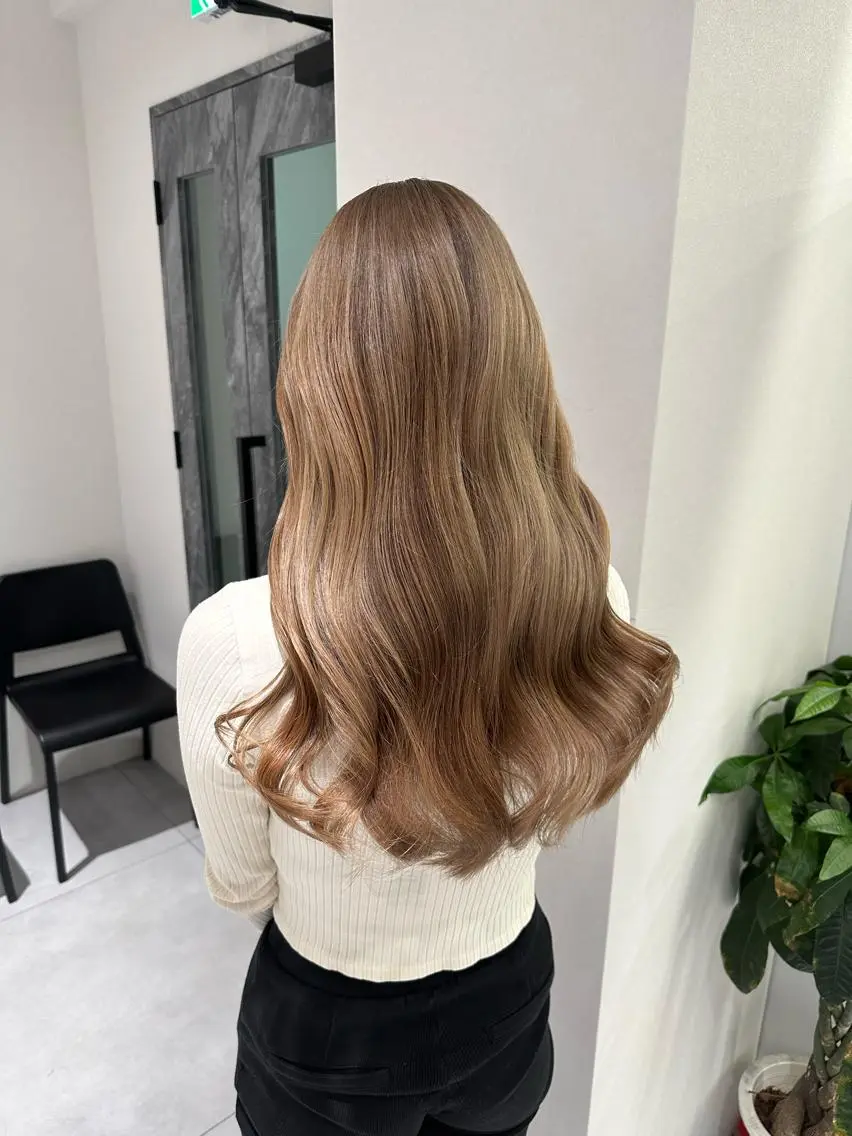 ロング カラー ヘアカラー トリートメント epi エピのヘアスタイル