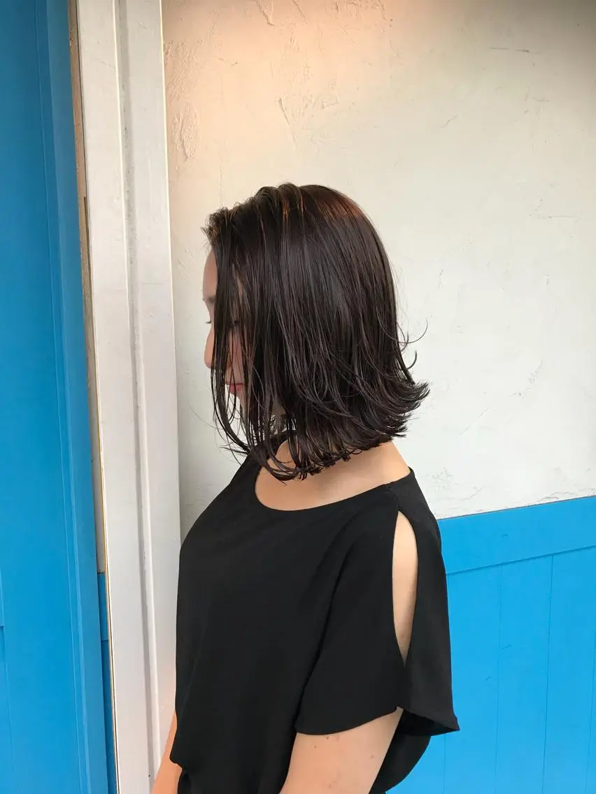 ミディアム カット ヘアカラー トリートメント en Siena エンシエナのヘアスタイル