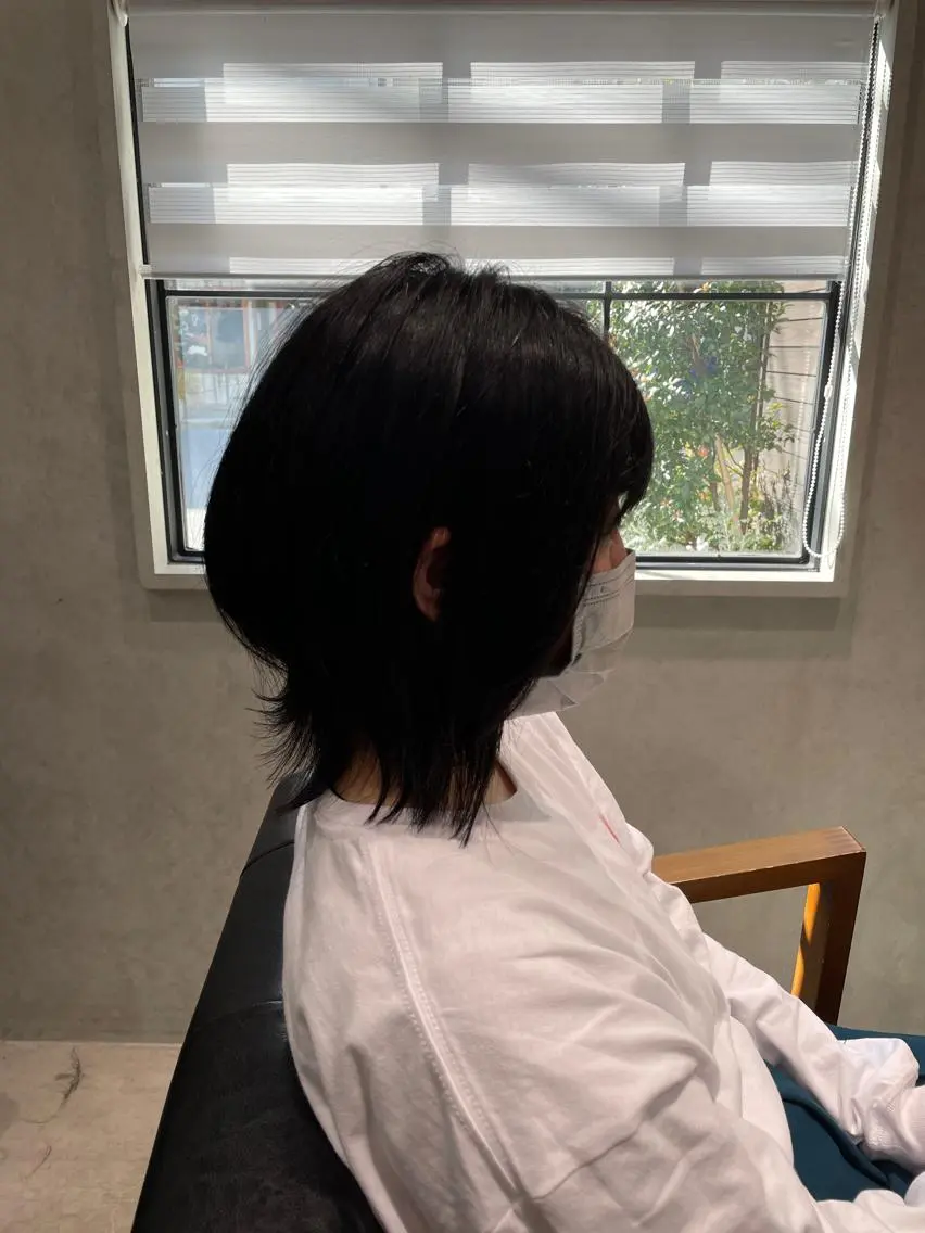 ミディアム くびれヘア 外ハネヘア カット stylist YUTOのヘアスタイル