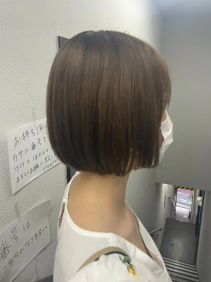ショート カラー 🦋ハイトーンボブ ショート🦋トシキのヘアスタイル