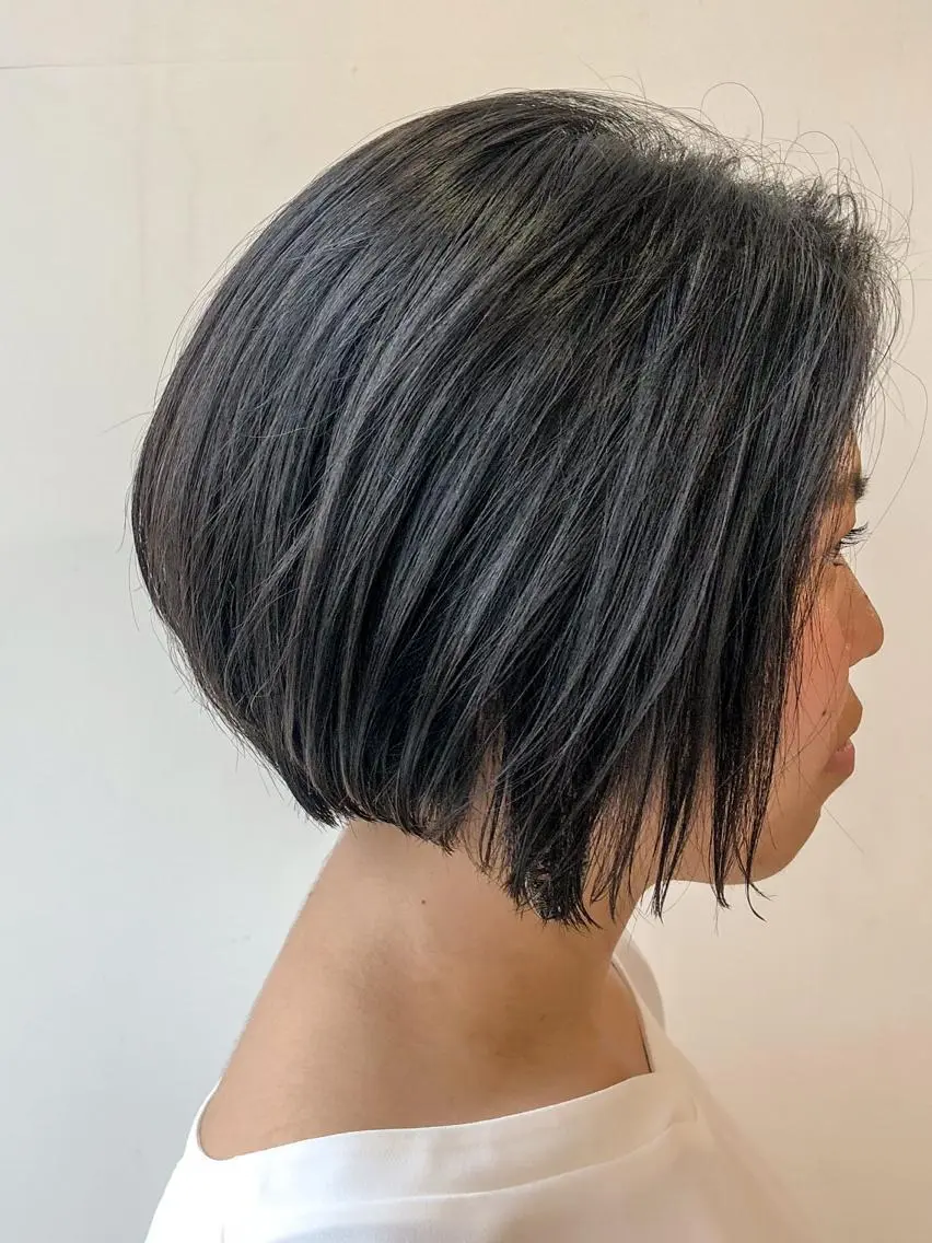 ショート カラー ショートボブ ボブ ショートヘア カット トリートメント 中山 天地のヘアスタイル