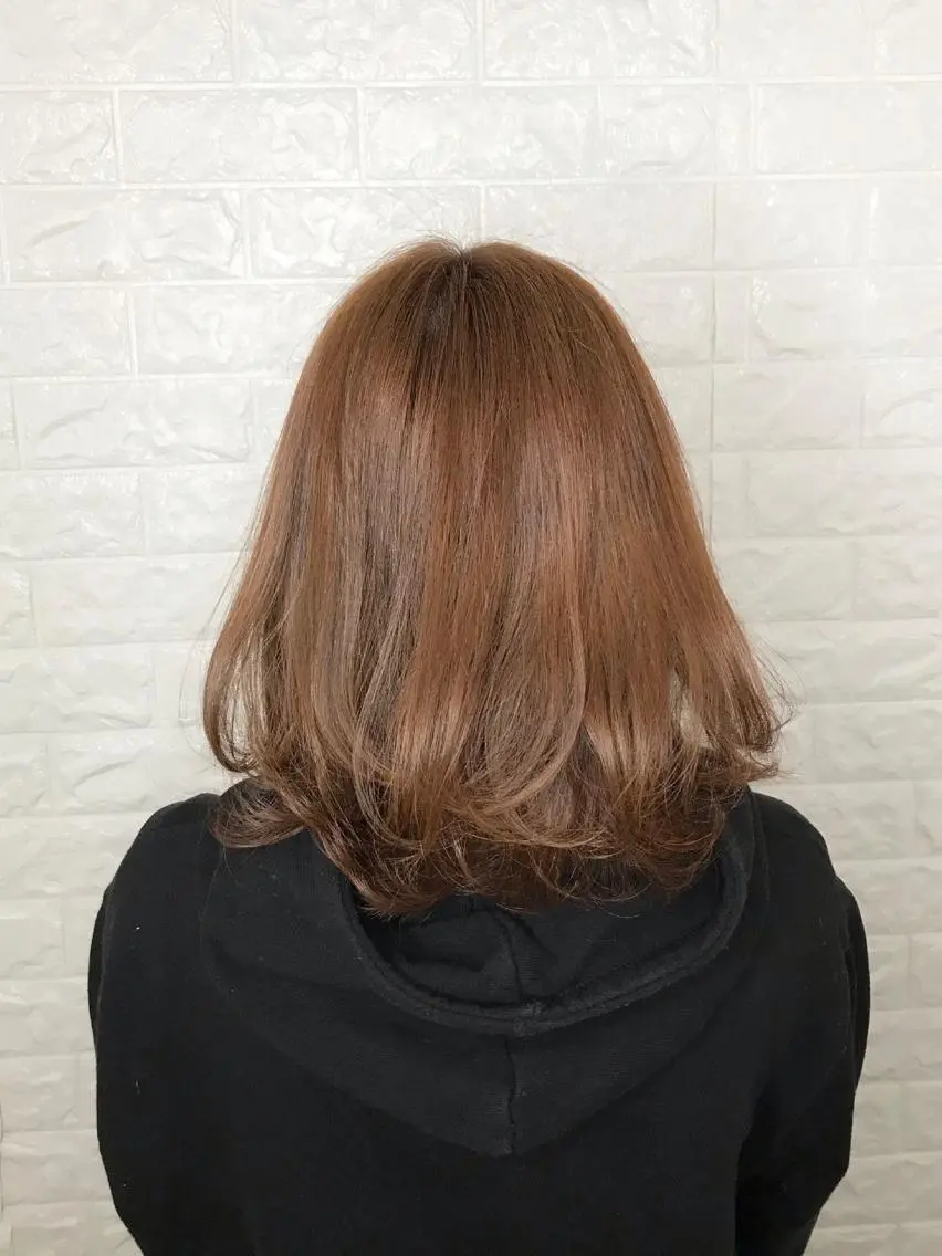 ミディアム カラー ベージュカラー イルミナカラー ヘアカラー 髪質改善縮毛矯正 美容師✂️山崎竜二のヘアスタイル