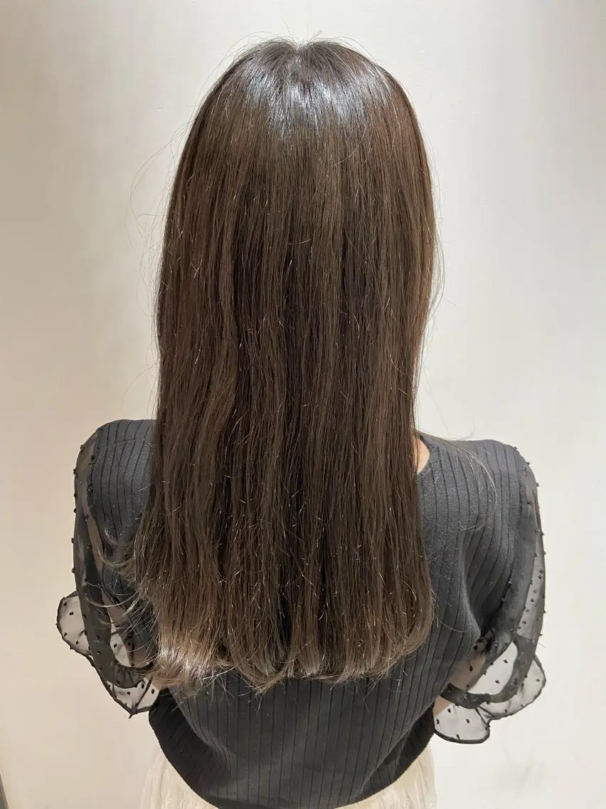 セミロング カラー カット ヘアカラー トリートメント 🐺ウルフ/レイヤー 似合わせ‎🤍沙羅のヘアスタイル