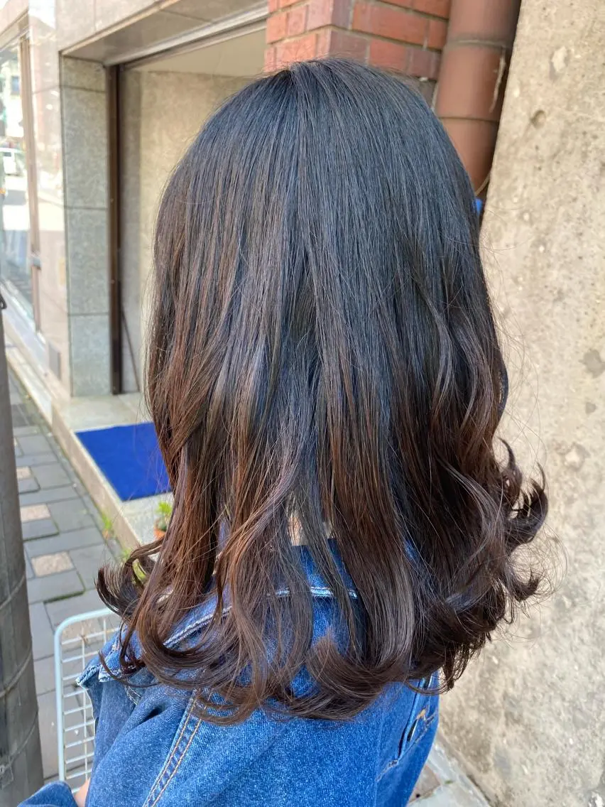 ミディアム おん眉美容師eMu✄ yuka‪🤍のヘアスタイル