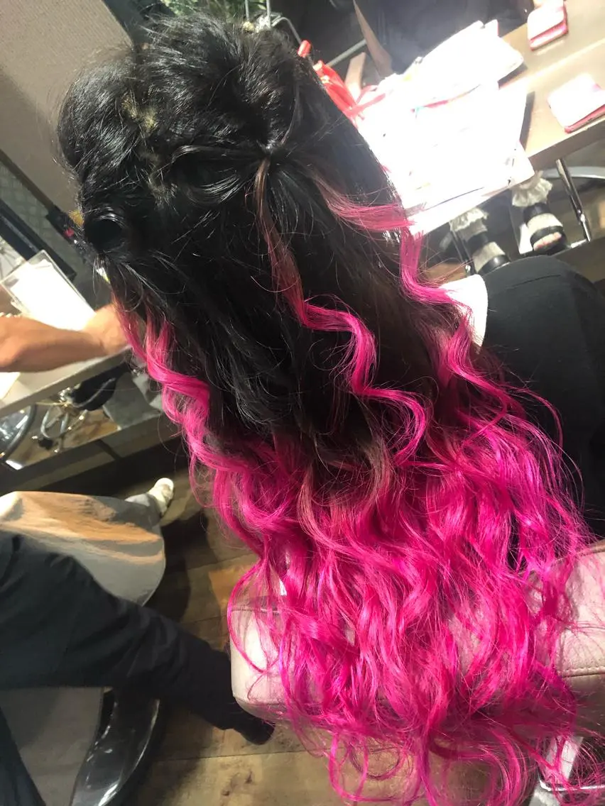 ロング ヘアアレンジ ヘアセット pep natsumiのヘアスタイル