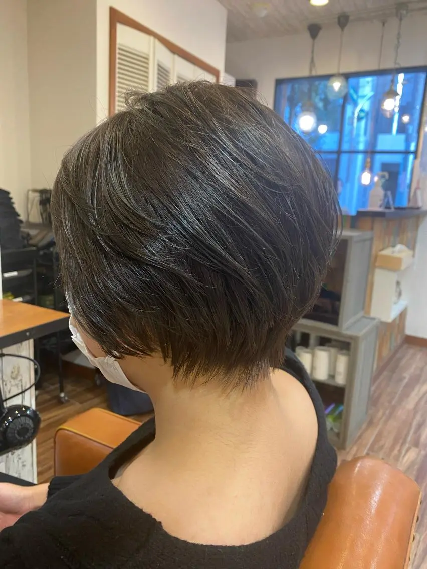 ショート カット ヘアカラー トリートメント ショート・レイヤー /特化・Wanseのヘアスタイル