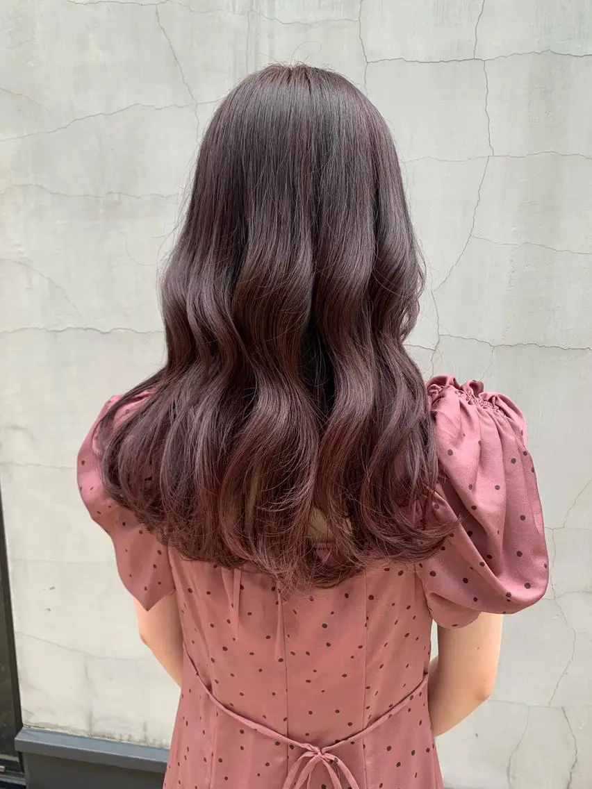 ロング カラー ヘアアレンジ ブリーチ カット ヘアカラー トリートメント yuka .のヘアスタイル