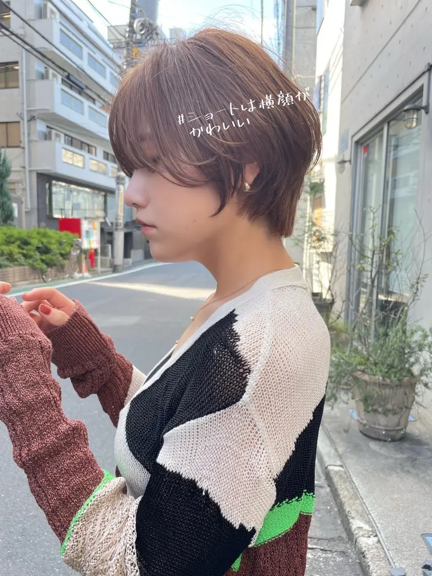 ショート ショートヘア SIGN店長中村 レイヤーカット募集のヘアスタイル