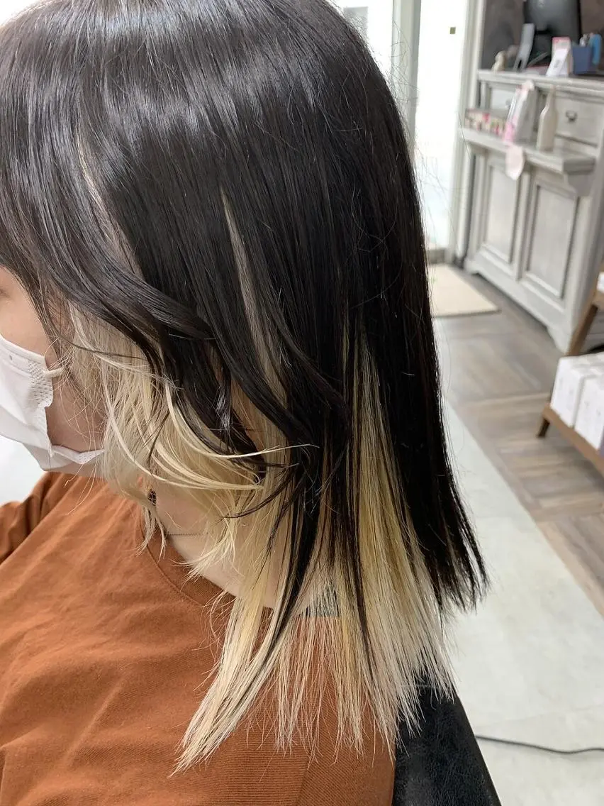 ミディアム ヘアカラー archange 大井川のヘアスタイル