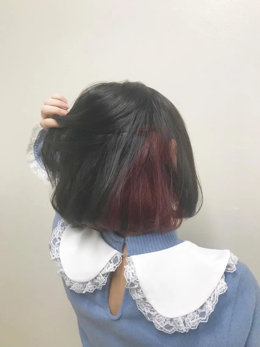 ミディアム カラー レッドカラー エリアNo.1カラー ⭐️hikaru⭐️のヘアスタイル