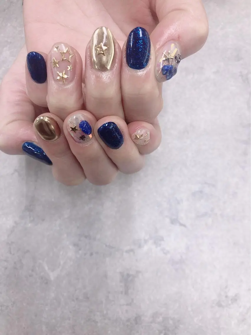 ネイル ミラーネイル ハンドネイル ハンドケア FASTNAIL PLUS 新宿店のネイルデザイン