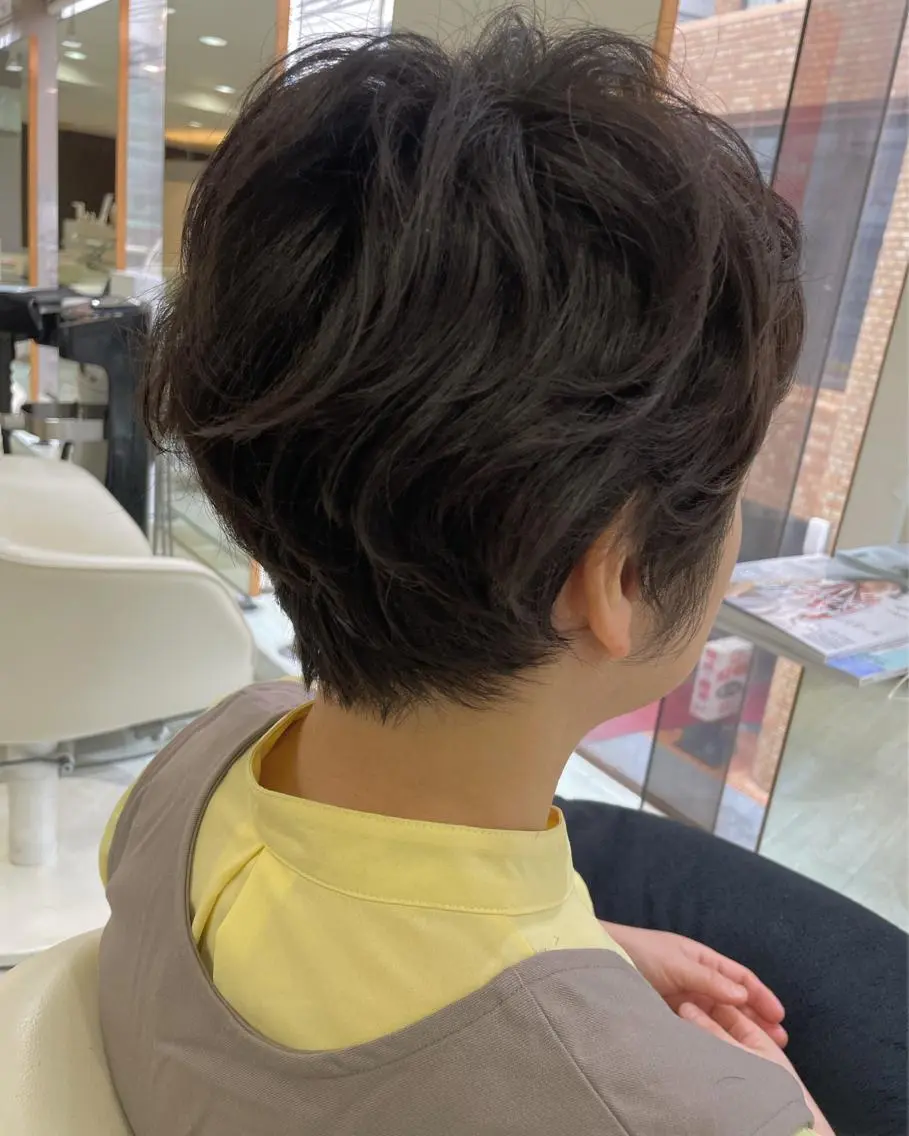 ショート パーマ カット パーマ トリートメント 大宮CENTRAL 店長西川凌史のヘアスタイル