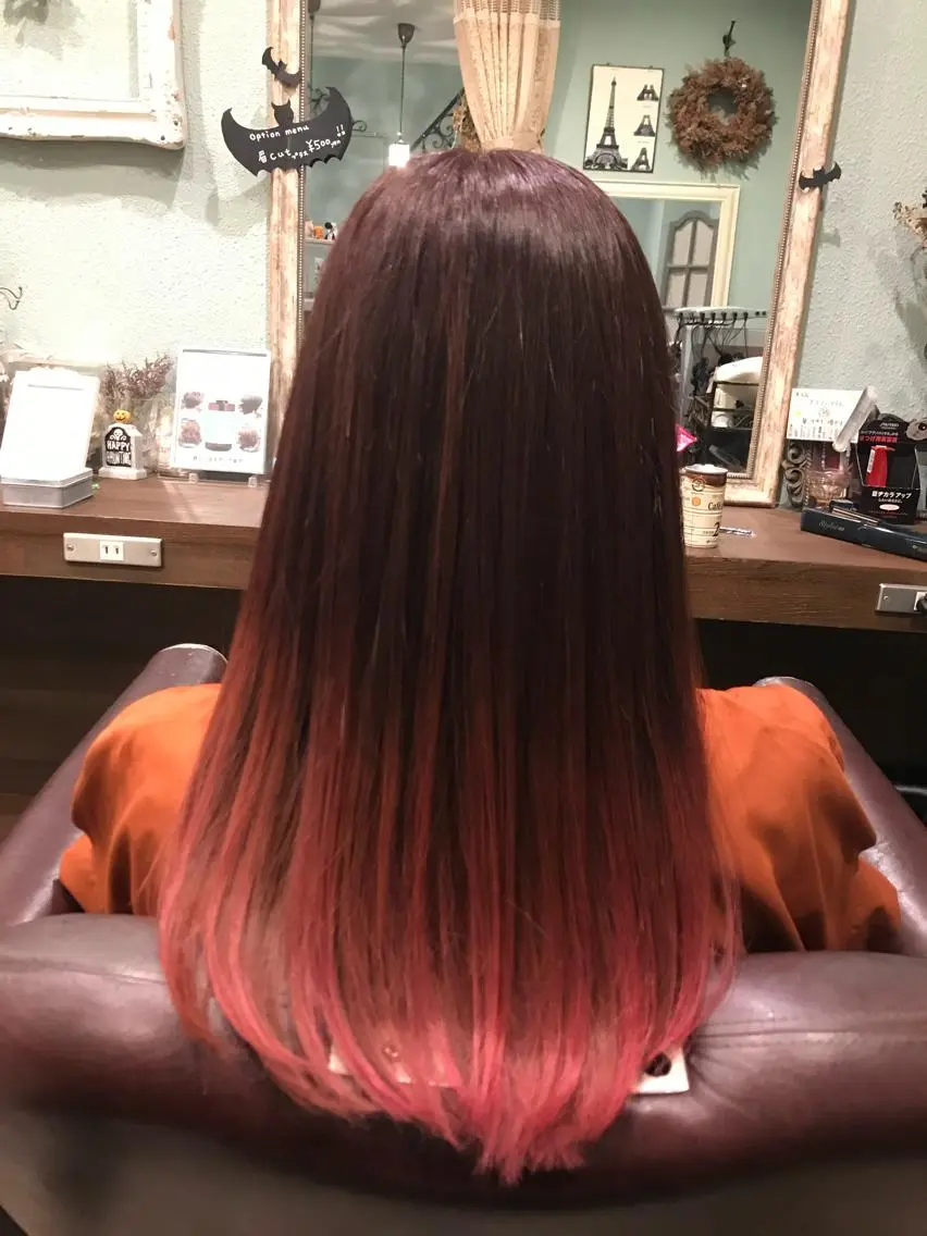 ロング ロング ヘアカラー 黒木 健太のヘアスタイル