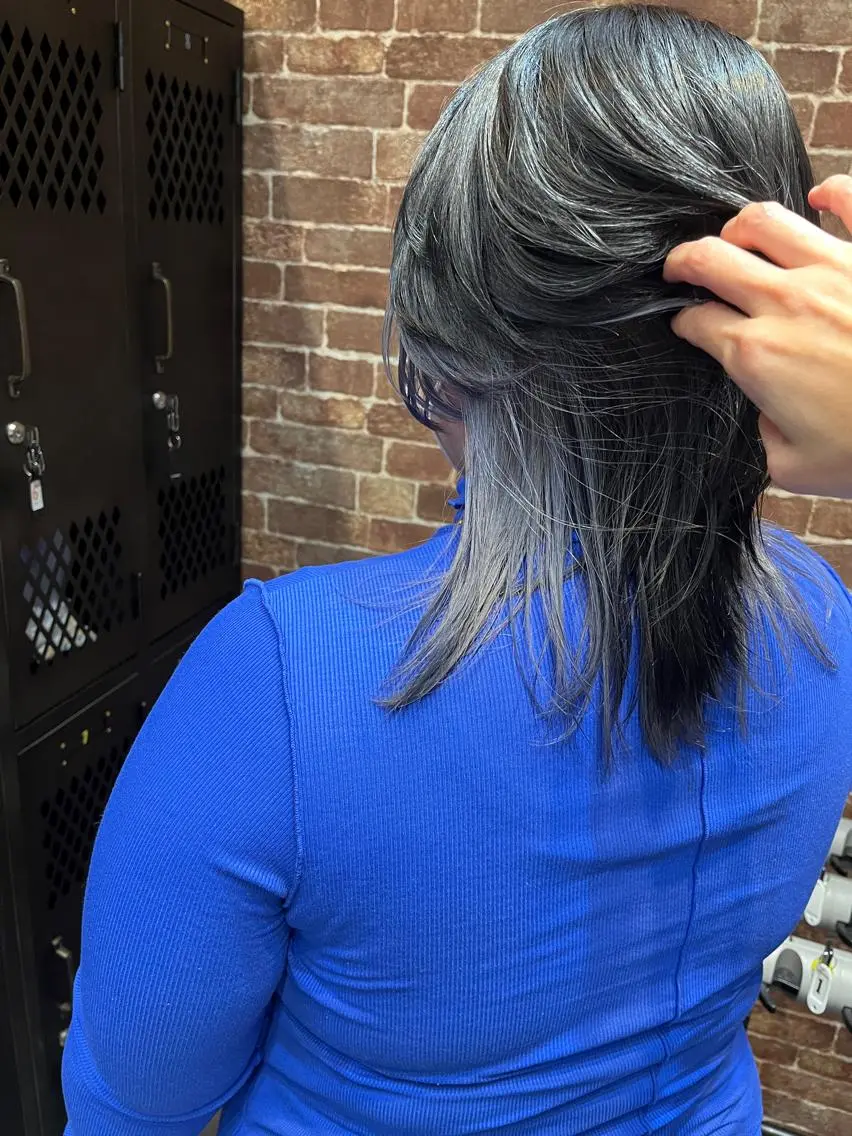 セミロング カラー パーマ ヘアアレンジ メンズ キッズ ネイル マツエク・マツパ アイブロウ メンズブリーチ メンズハイライト メンズインナーカラー メンズ韓国風 ブリーチ 久木原 ゆりのヘアスタイル