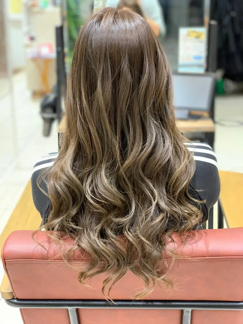 ロング カラー ヘアカラー 髪質改善カラーリスト /根本雄貴のヘアスタイル