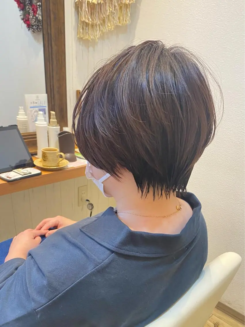 ショート ショートボブ ボブ ショートヘア 武田 悠生乃のヘアスタイル