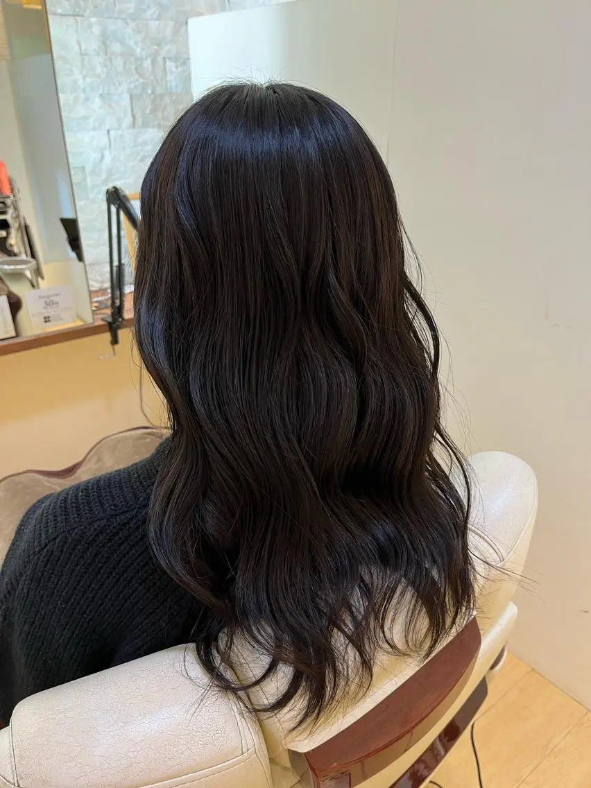 ロング カラー 透明感カラー 後藤 瑞季のヘアスタイル