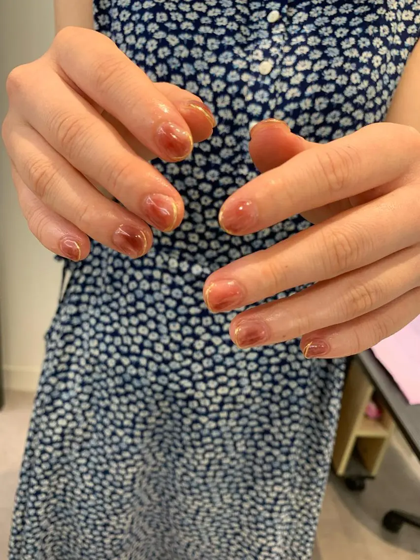 ネイル ニュアンスネイル マキノ ユイのネイルデザイン