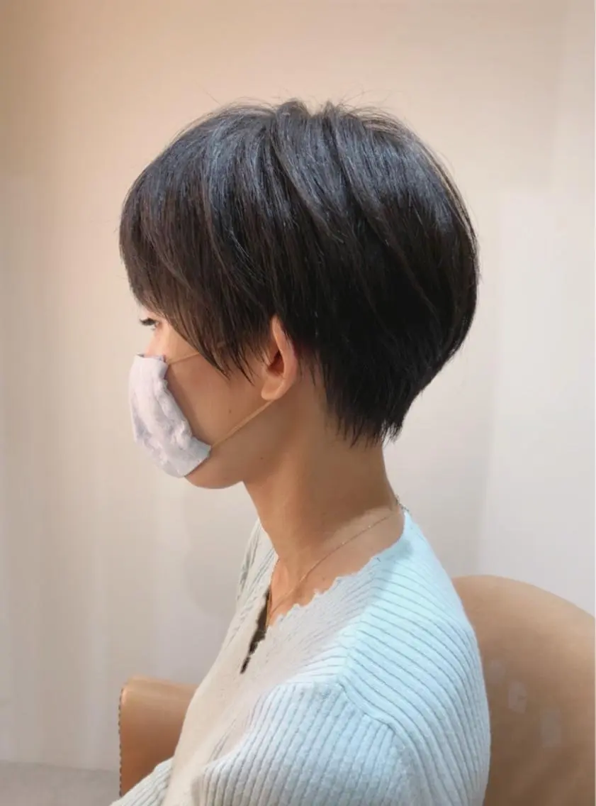 ショート ショートヘア 髪質改善特化 谷口祐綺のヘアスタイル