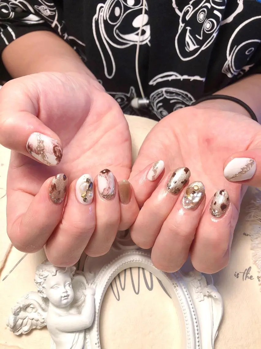 ネイル アートネイル 持ち込み 🍭Kiara Nail🍭のネイルデザイン