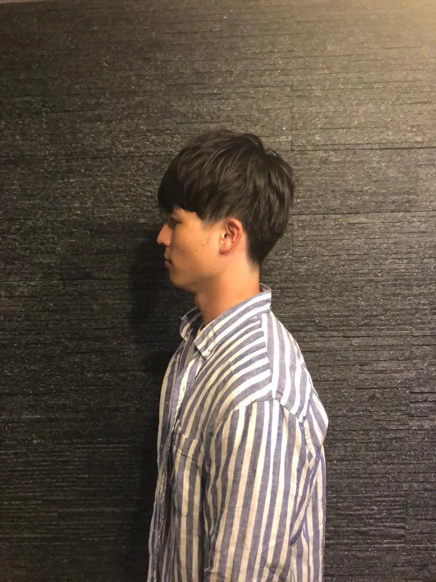 ミディアム メンズ 木村 りきのヘアスタイル