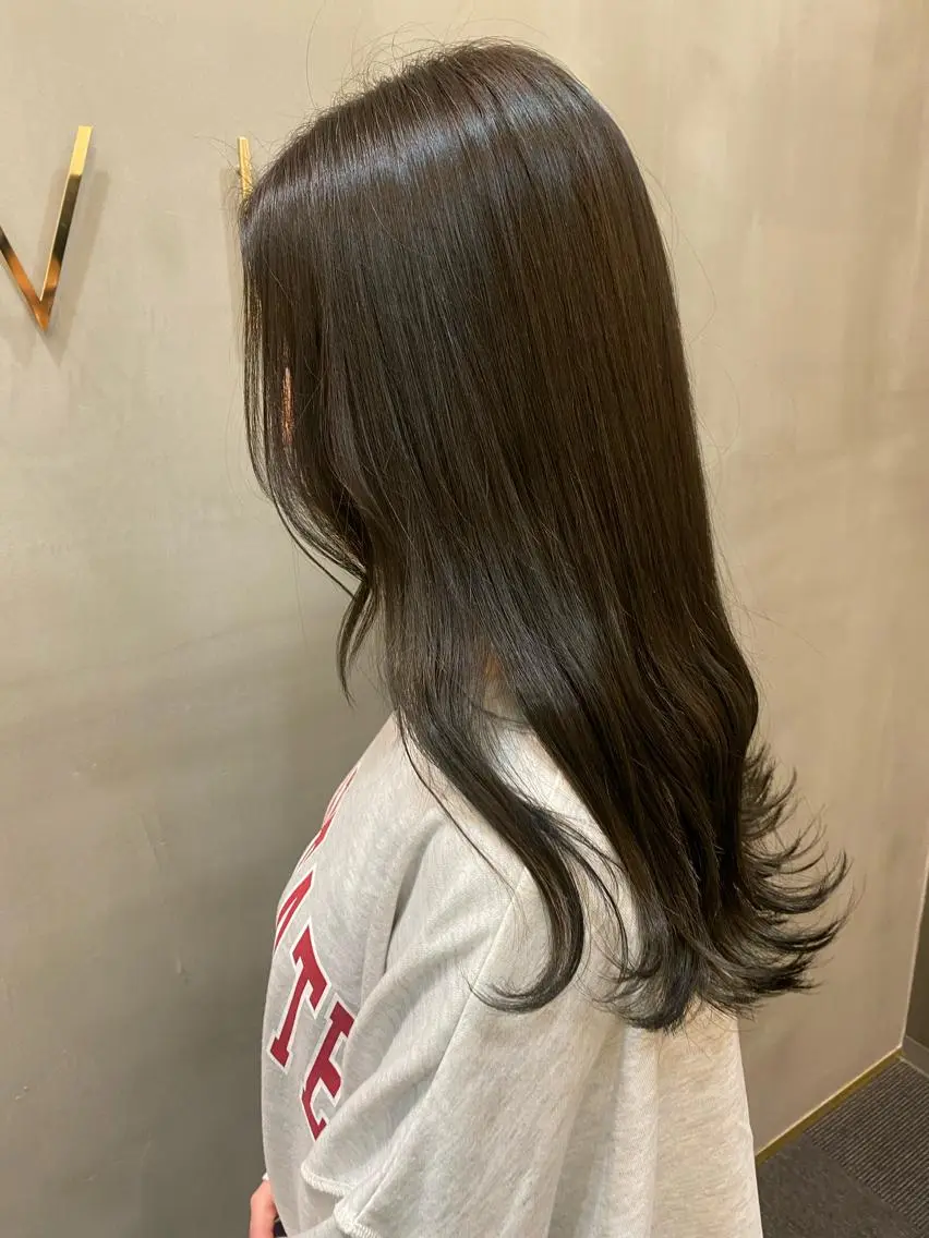 ロング カラー 韓国×髪質改善カラー 💎hinaのヘアスタイル