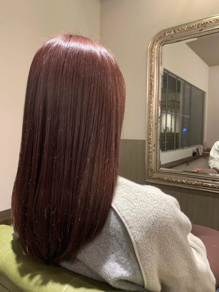 ロング カラー 韓国スタイル🇰🇷 annaのヘアスタイル