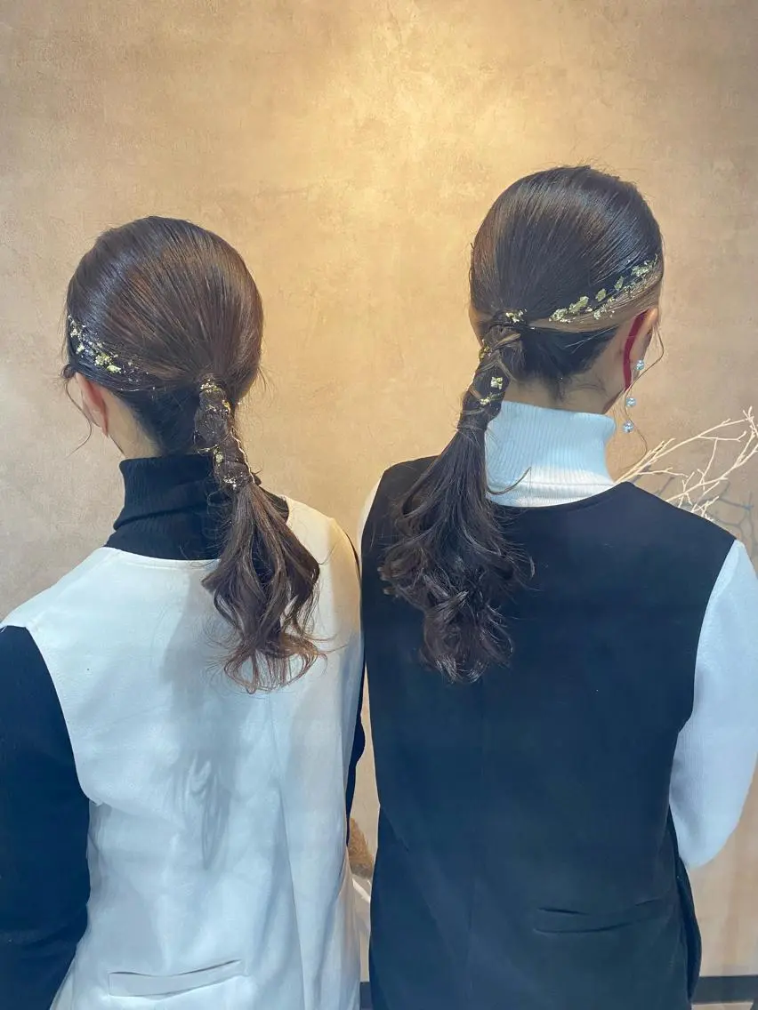 ヘアアレンジ ヘアセット 大天使 まいめろのヘアスタイル