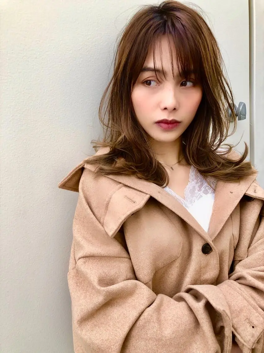 ミディアム 似合わせレイヤー 🇰🇷荒木洋文のヘアスタイル