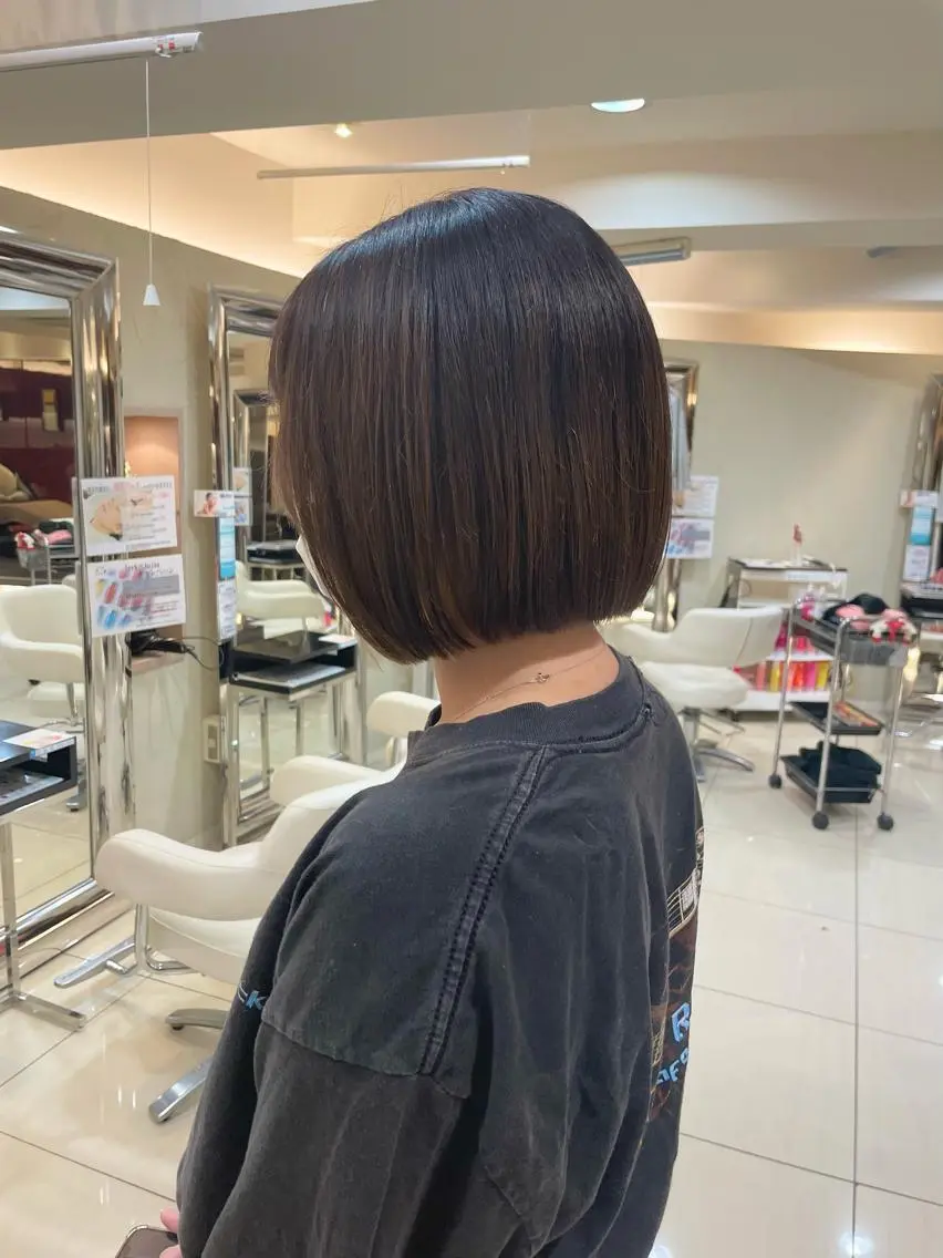 ミディアム ヘアアレンジ ボブ 新宿/顔周りカット/ レイヤー/がっきーのヘアスタイル