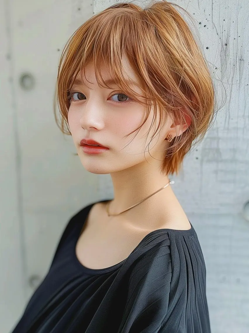 ショート ショート⭐️ボブ ✁遠藤奏海✃のヘアスタイル