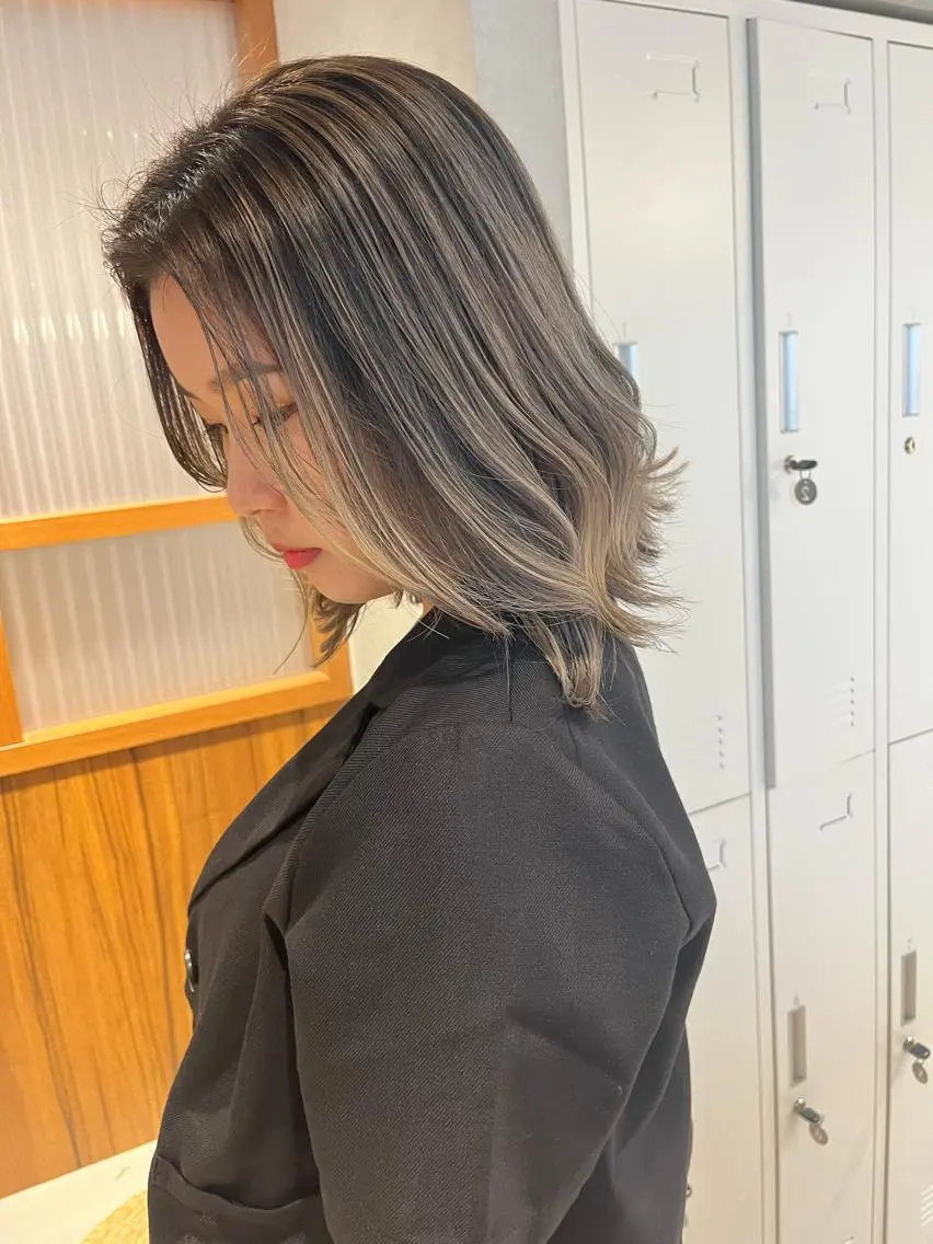 ミディアム カラー ヘアカラー トリートメント 【代表】高山 一真のヘアスタイル