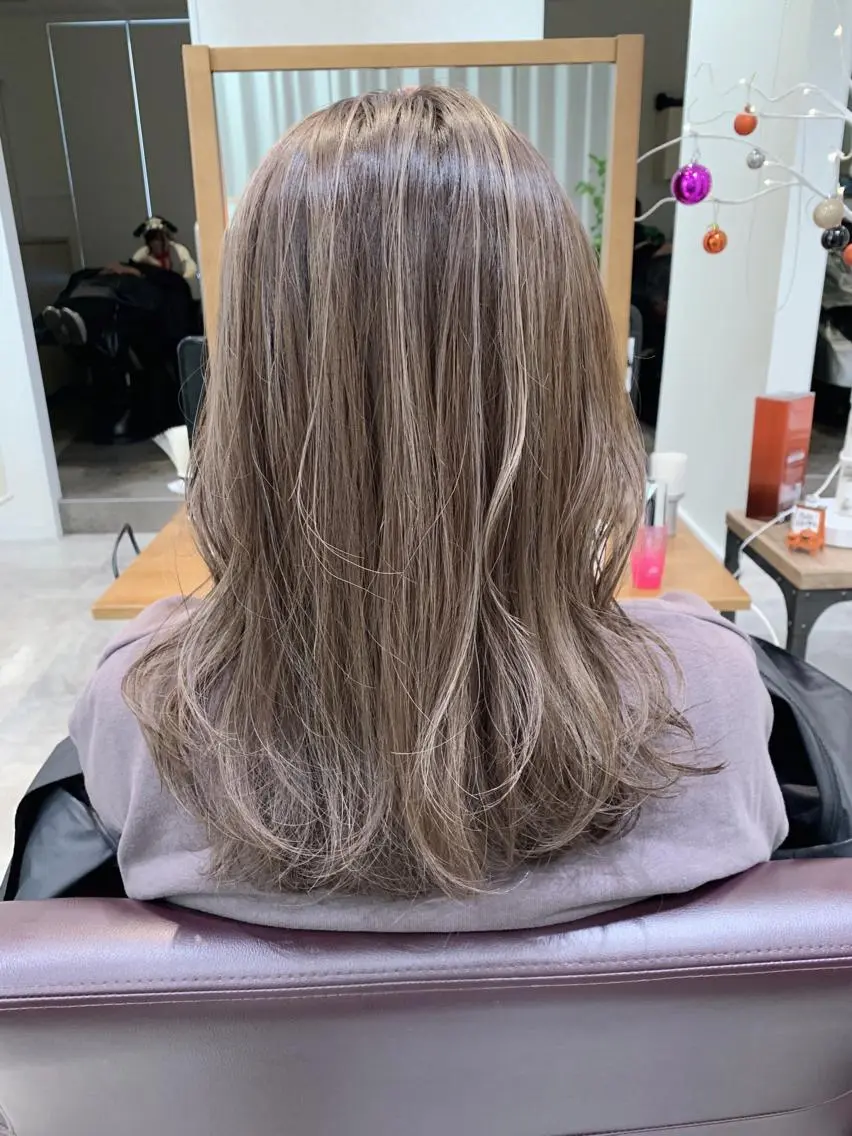 ロング カラー HAREru. モデル募集【戸塚】のヘアスタイル