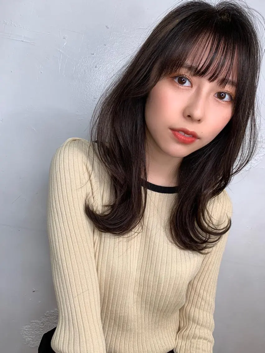 ミディアム トリートメント 須田 ゆかりのヘアスタイル