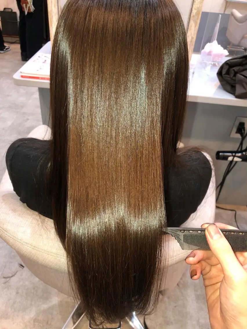 ロング カラー カット ヘアカラー トリートメント 縮毛矯正・髪質改善 支持No1🫧北島のヘアスタイル
