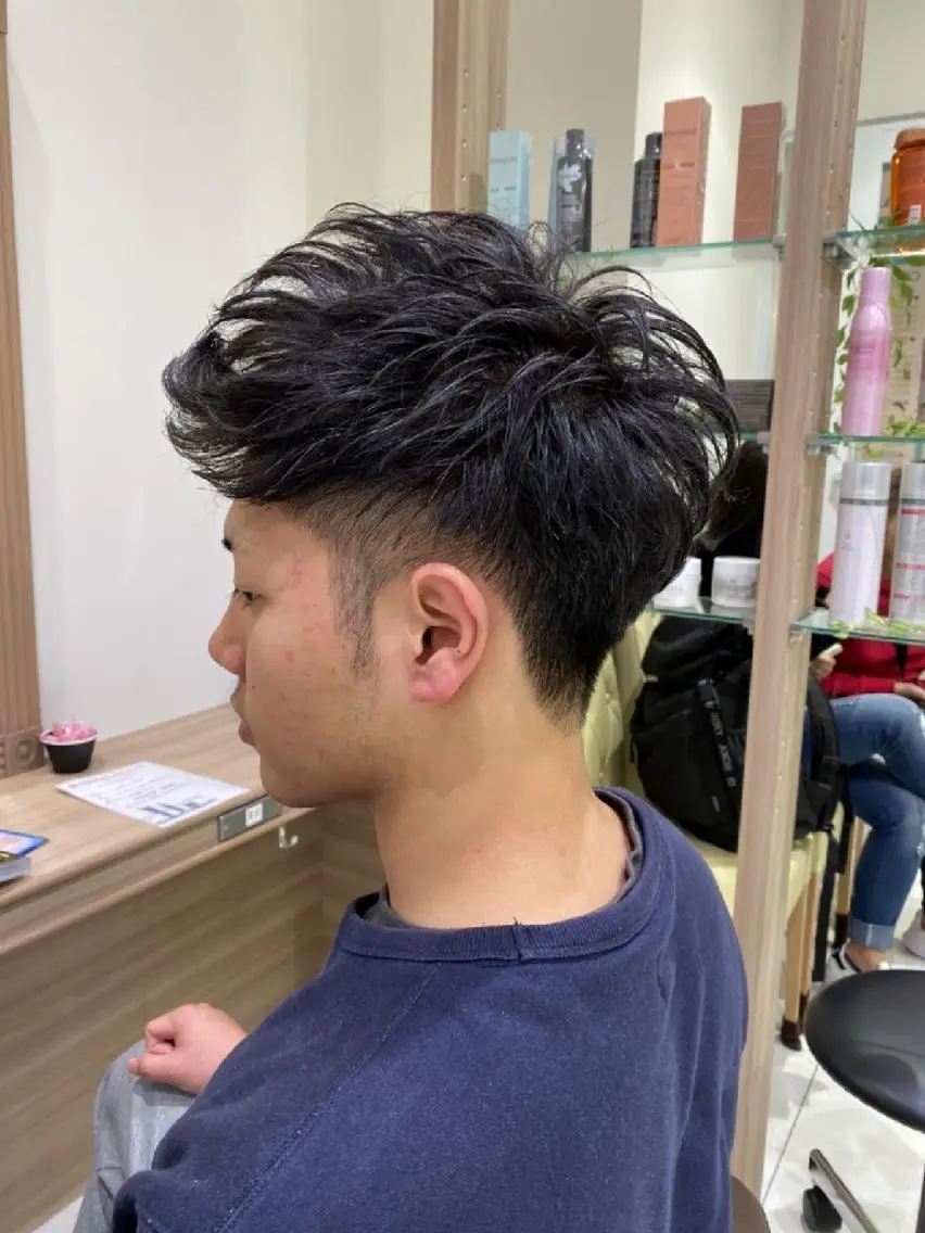 ショート メンズ パーマ モヒカン メンズパーマ カラー特化🔥中村 和貴＜Ash津田沼＞のヘアスタイル