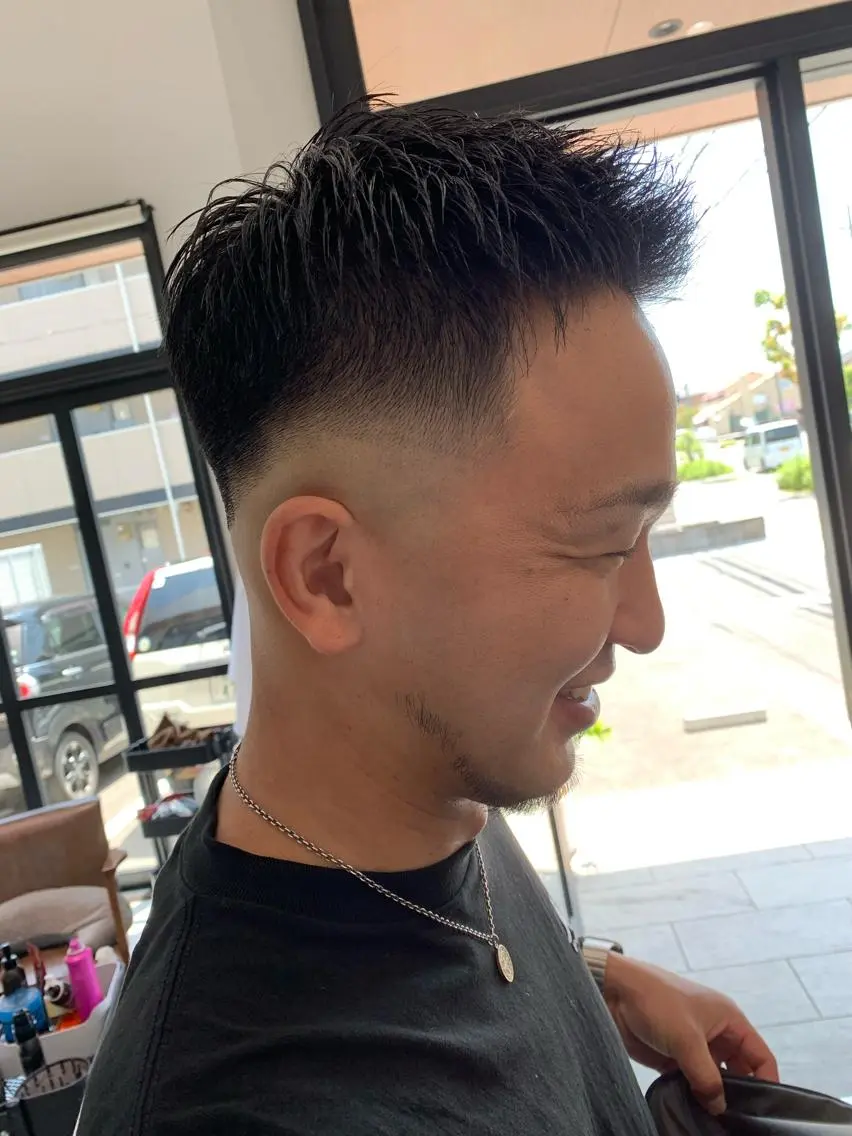 ショート メンズ カット ヘッドスパ ヘアセット 中村 優太のヘアスタイル