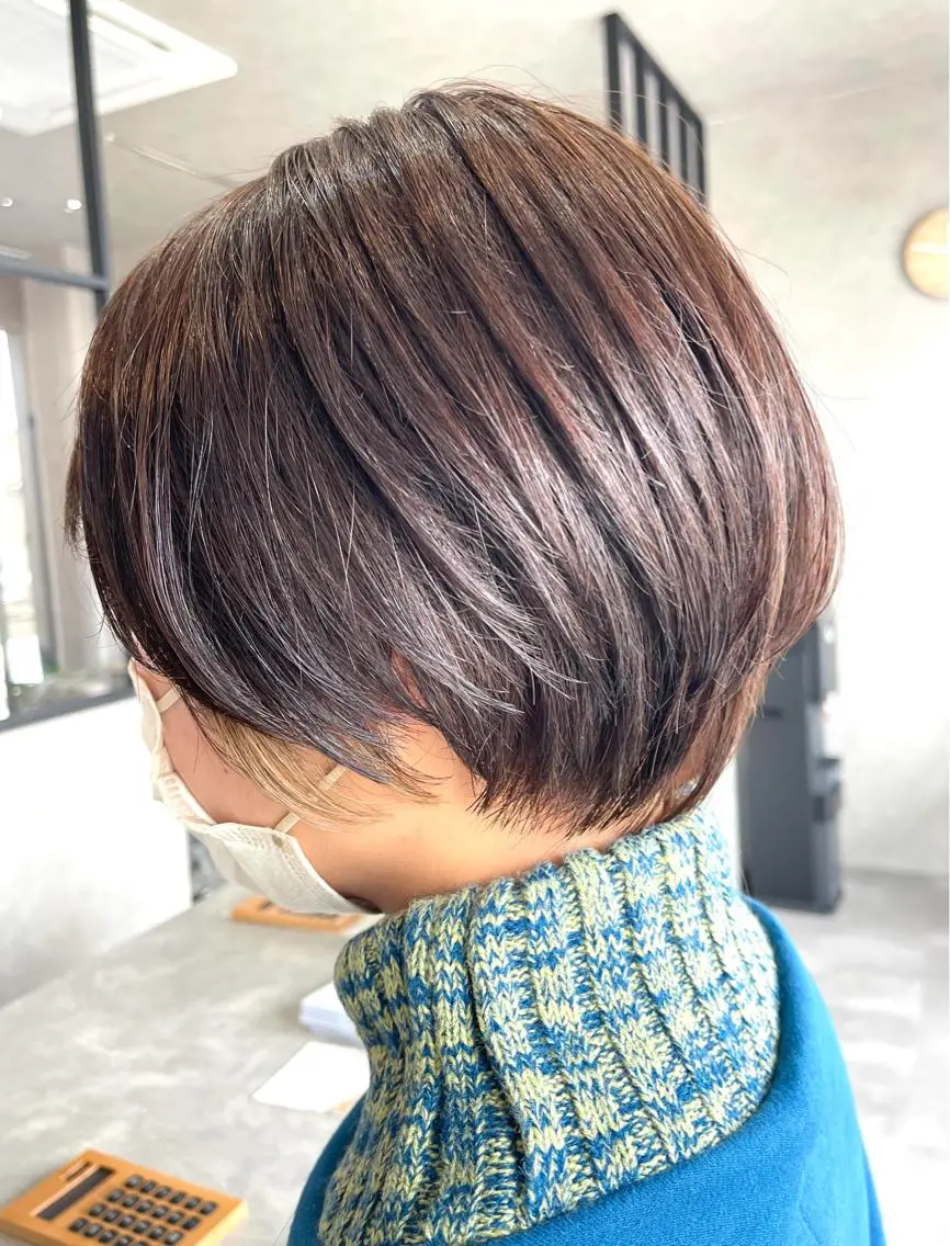 ショート カラー カット トリートメント 一ノ瀬 暁のヘアスタイル