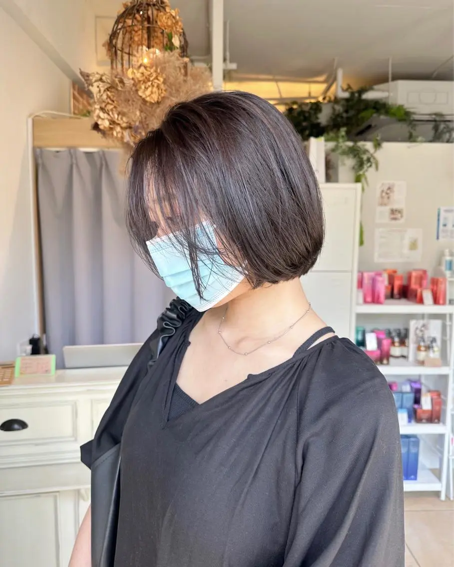 ショート カット ヘアカラー トリートメント ＨＩ ROのヘアスタイル