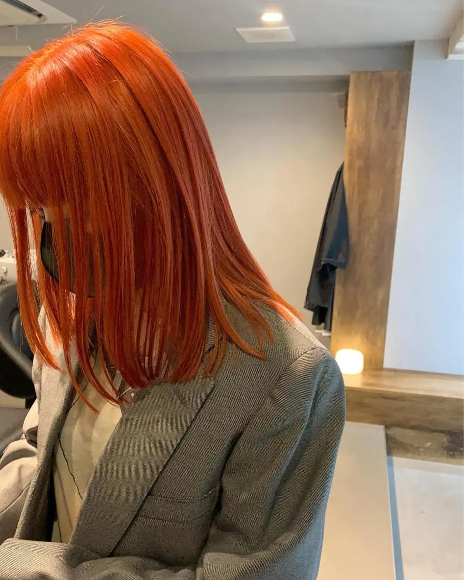 ロング カラー ボブパーマコテ巻き風 パーマNo1深江秀平のヘアスタイル