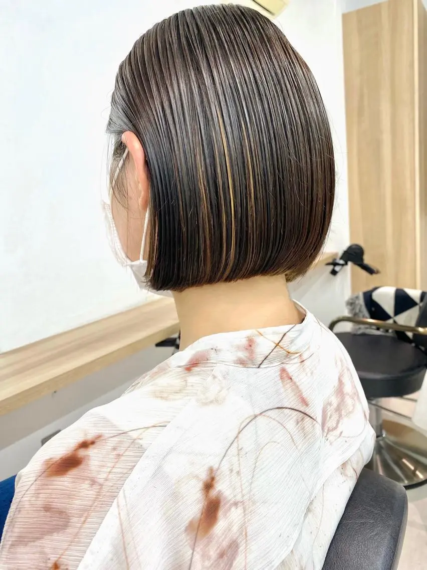 ショート レイヤーボブ/ボブ 仲川和人のヘアスタイル