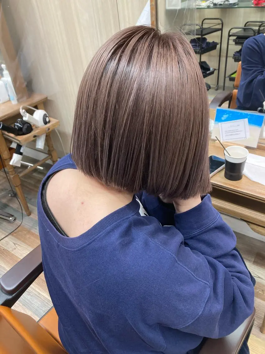 ミディアム カラー カット ヘアカラー トリートメント ヘアセット ✂️似合わせの魔術師 石田一樹✂️のヘアスタイル