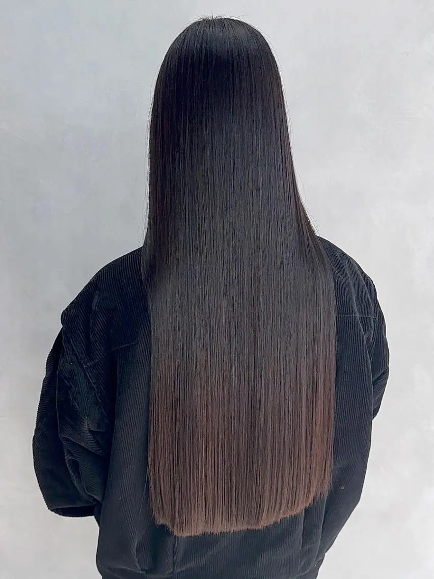セミロング カラー 髪質改善 カット ヘアカラー トリートメント ITbyALBUM 八王子店のヘアスタイル