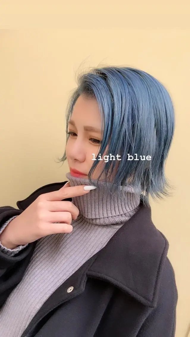 ショート 韓国✖️網紅🖤 パーマYURIYAのヘアスタイル