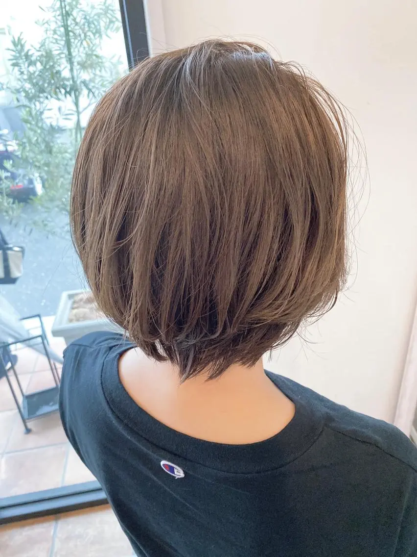 ショート カラー 川合 勇気のヘアスタイル